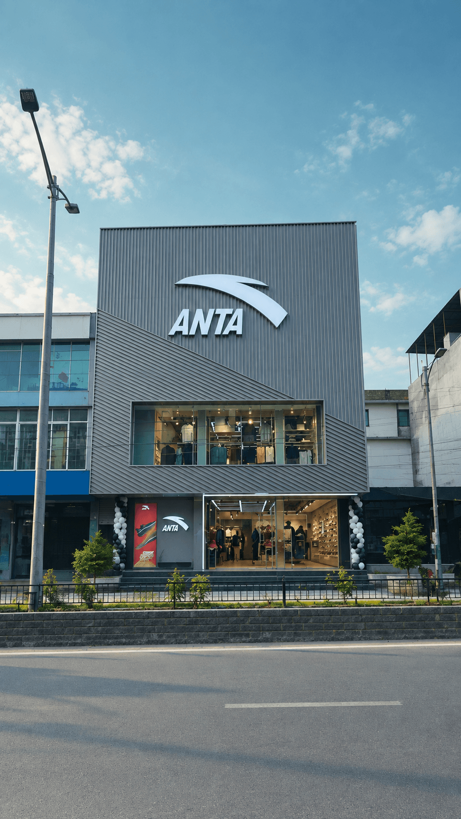 ANTA · Skechers · JOMA — Kathmandu retail stores