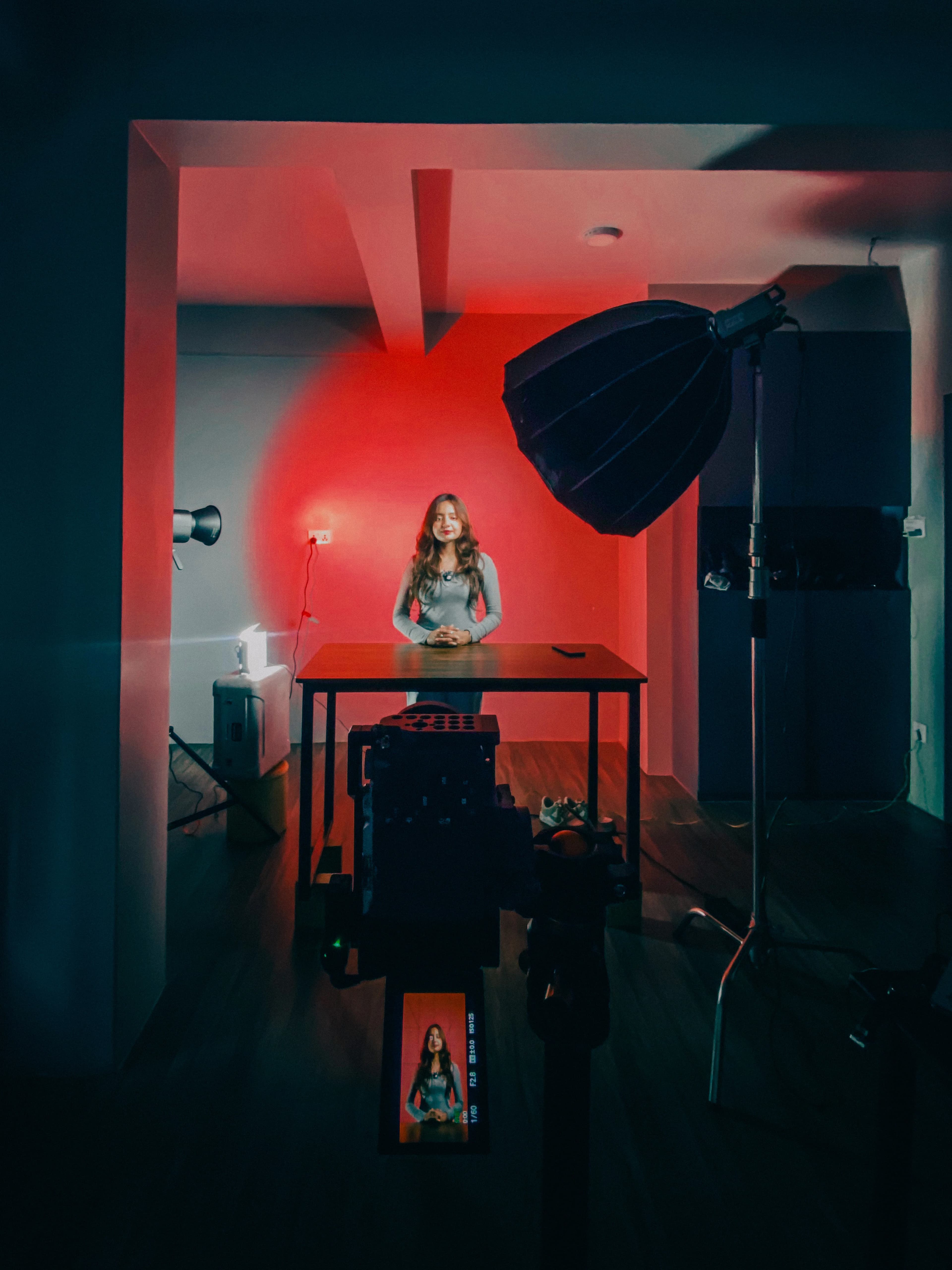 NorthMedia studio — lighting setup